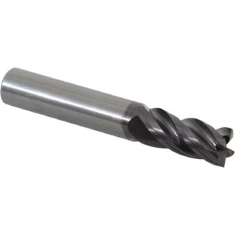 OSG 7/16, 1 LOC, 7/16 Shank Diam, 2-3/4 OAL, 4 Flute, Solid Carbide Square End Mill Single End, EXO Finish, Spiral Fl...